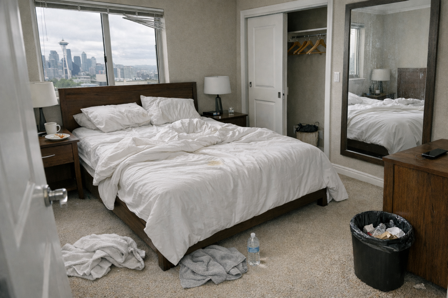 Bedroom one before