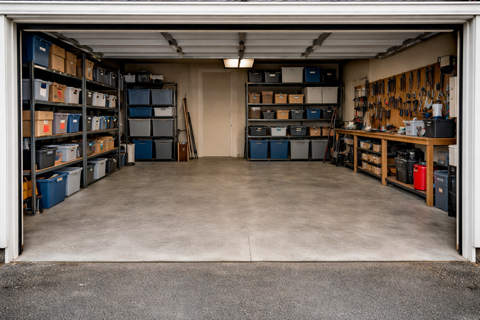 Garage after organization